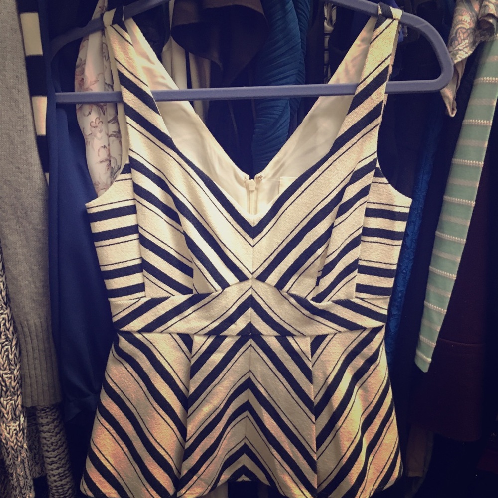 Anthropologie peplum top